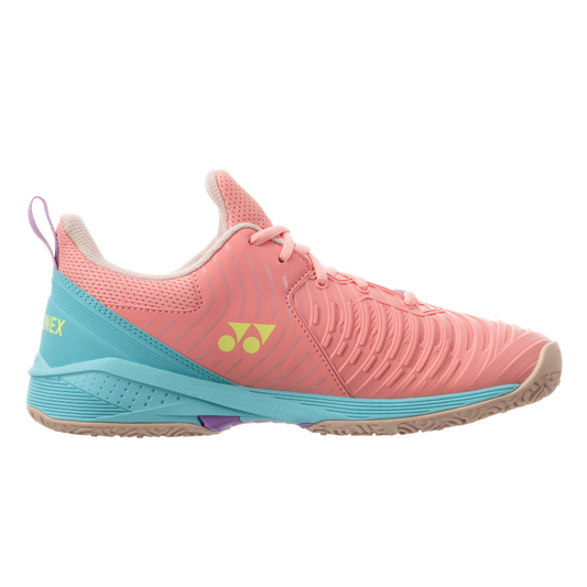 YONEX SHOE SONICAGE 3 CLAY WN PINK/SAX (AW25)