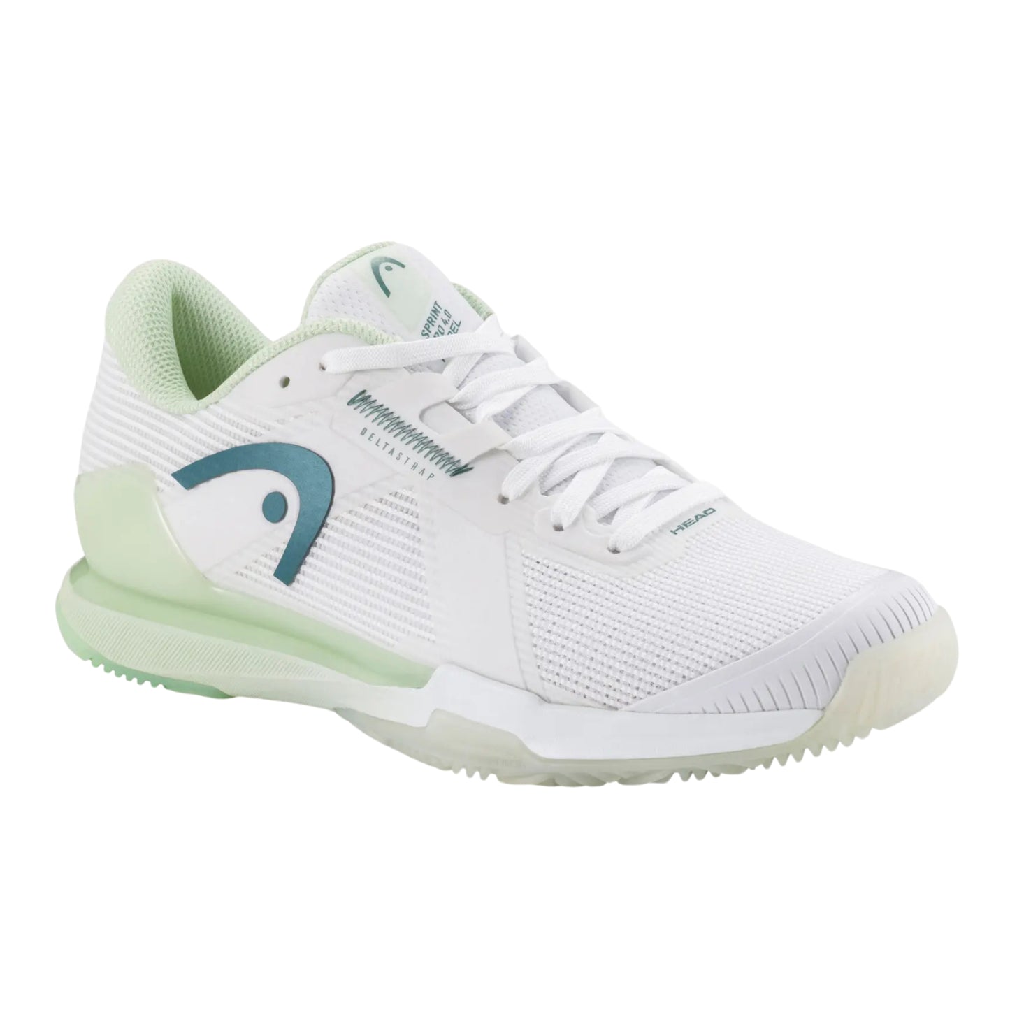 HEAD SHOE SPRINT PRO 4.0 PADEL WN WHITE/LIGHT GREEN (AW25)