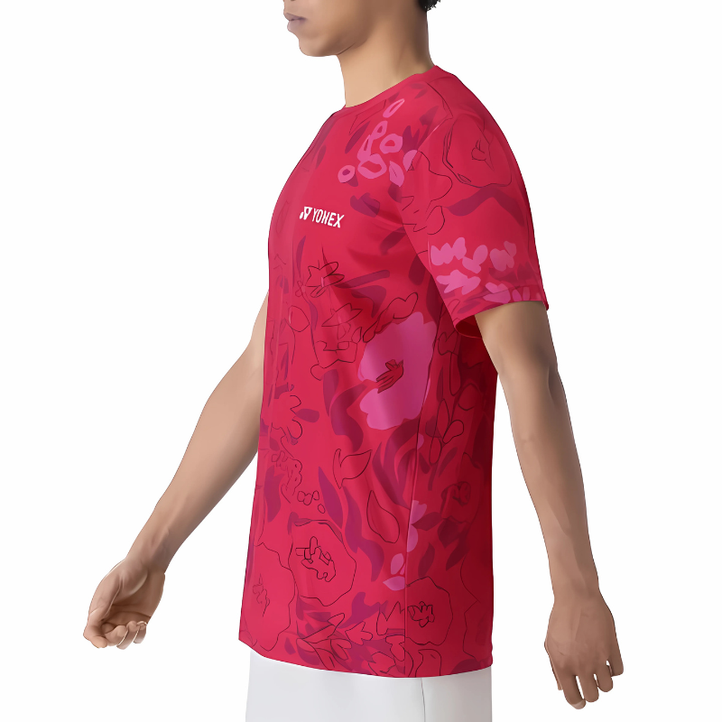 YONEX SHIRT TEE RG UNISEX (16621) ROSE PINK (SS24)