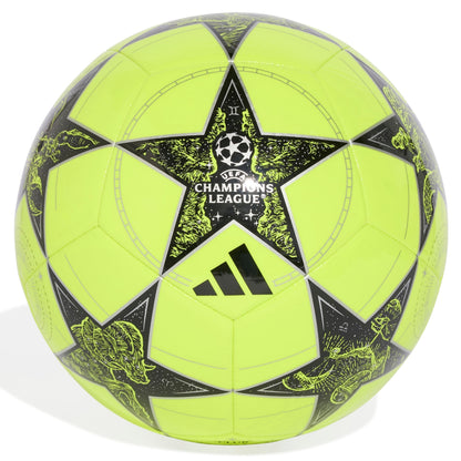 ADIDAS BALL SOCCER UCL CLUB SOLAR YELLOW/BLACK/METALLIC (AW25)