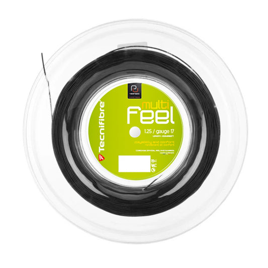 TECNIFIBRE STRING MULTI FEEL 1.25MM 17G BLK (TBD) REEL