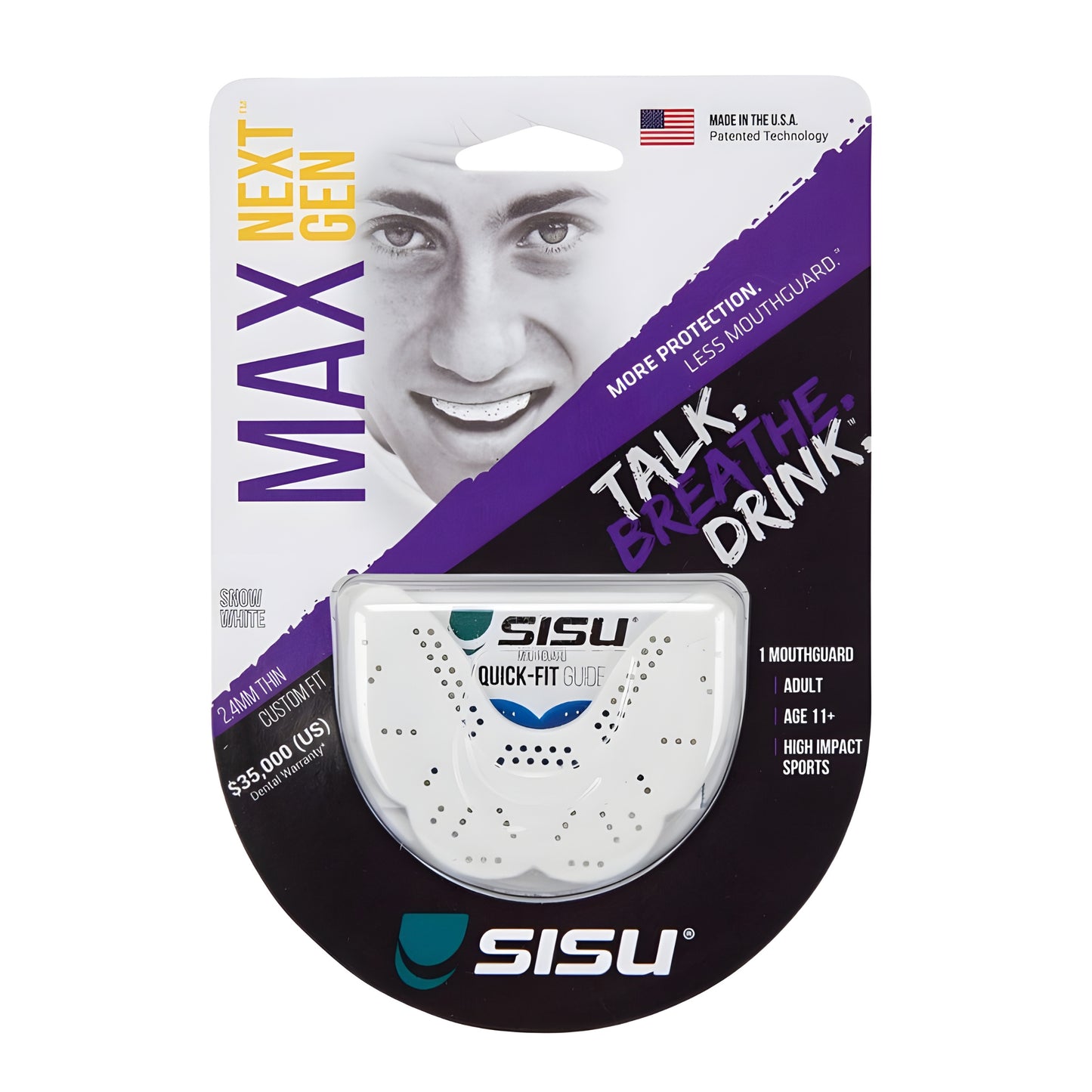 SISU MOUTHGUARD MAX 2.4MM ASSORTED
