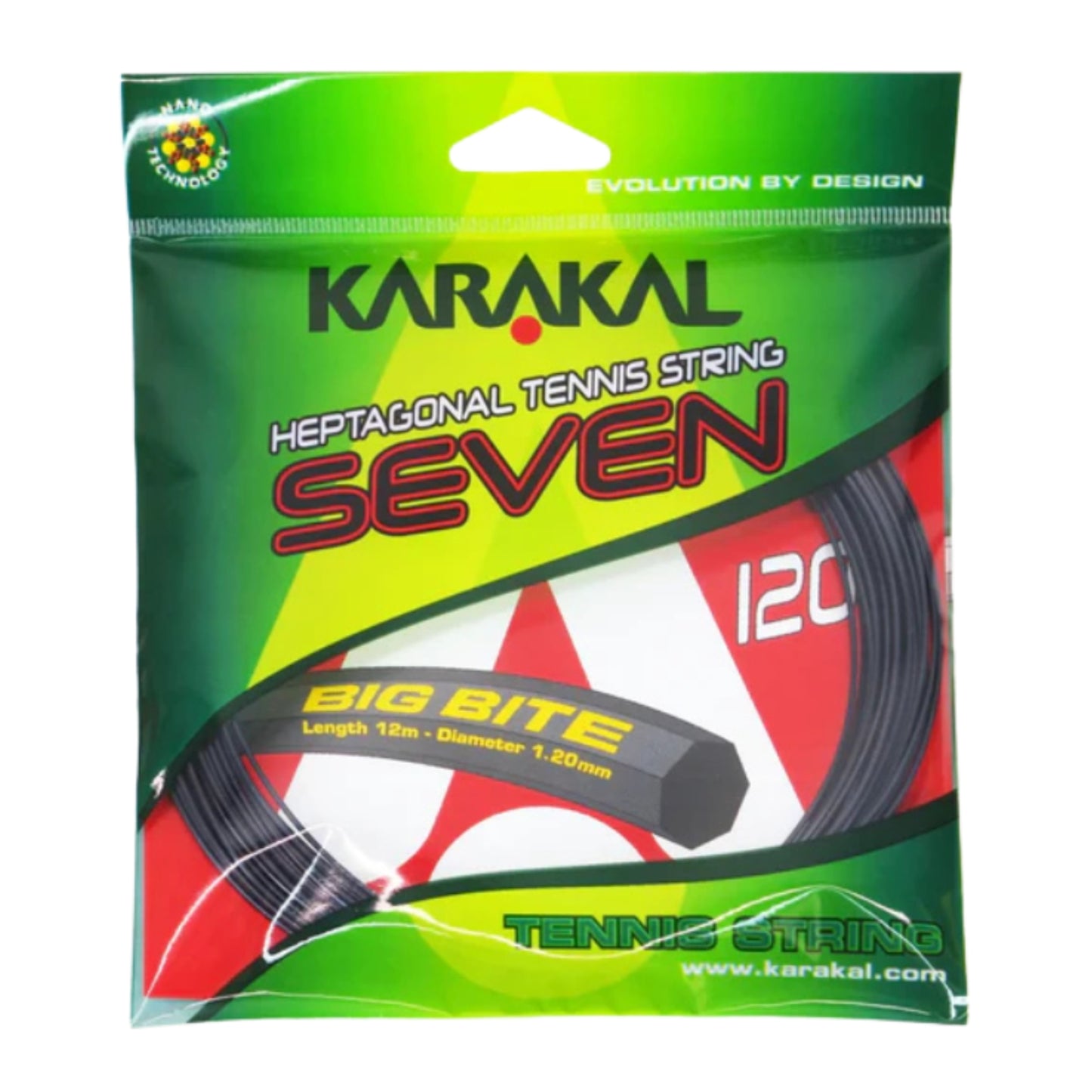 KARAKAL STRING BIG BITE SEVEN 1.20MM BLK SET
