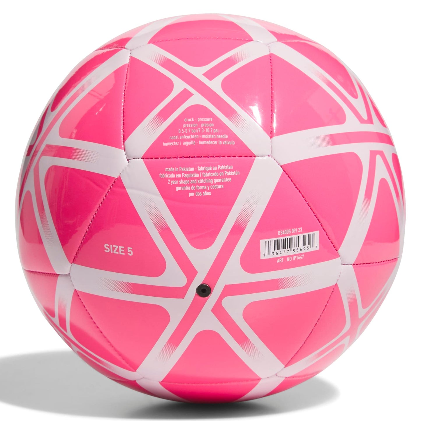 ADIDAS BALL SOCCER STARLANCER CLUB PINK/WHITE (AW24)