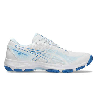 ASICS SHOE G-NETBURNER ACADEMY 10 WN WHITE/LIGHT BLUE (SS25)