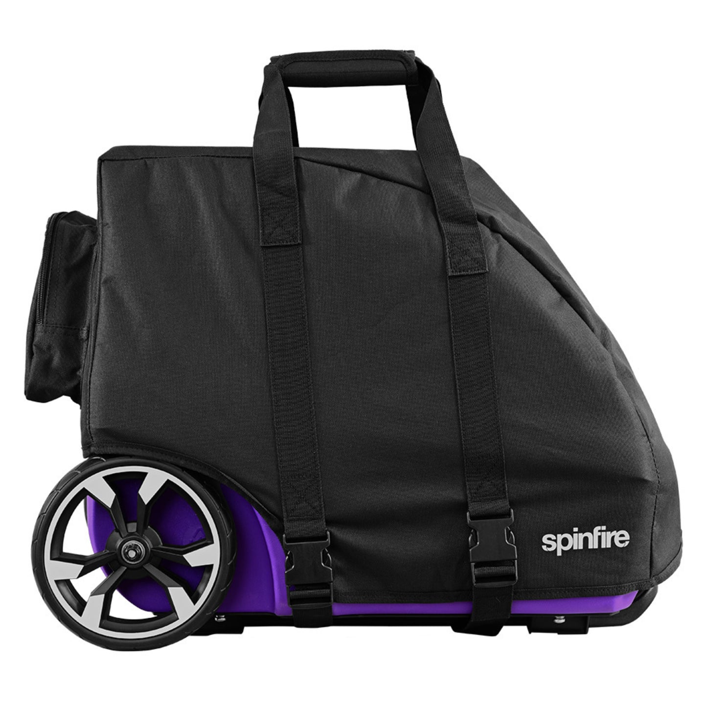 Black Spinfire Carry Case with the Branding 'Spinfire' on a white background