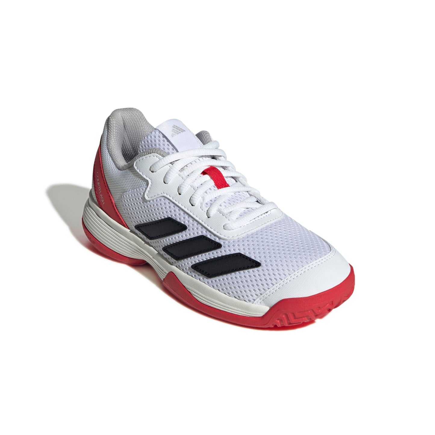 ADIDAS SHOE COURTFLASH KID CLOUD WHITE/LUCID RED (SS25)