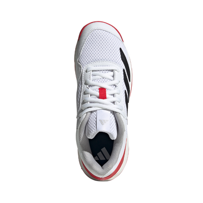 ADIDAS SHOE COURTFLASH KID CLOUD WHITE/LUCID RED (SS25)