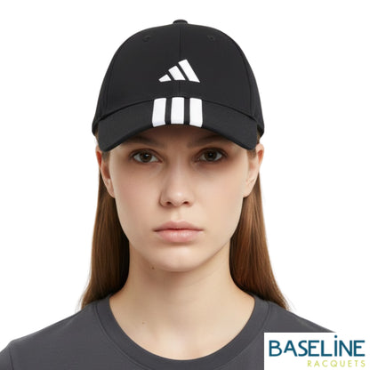 ADIDAS CAP 3-STRIPES NEW LOGO BLACK/WHITE (AW25)