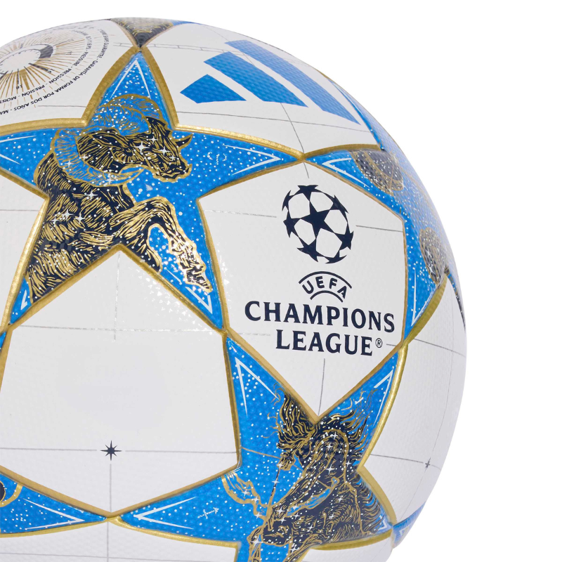 ADIDAS BALL SOCCER UCL LEAGUE STAGE WHITE/BLUE/GOLD (AW25) 05