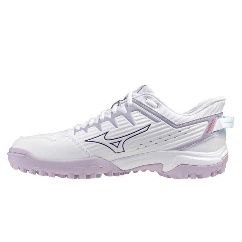 MIZUNO SHOE WAVE LYNX UNISEX WHITE/VIOLET INDIGO (SS25)