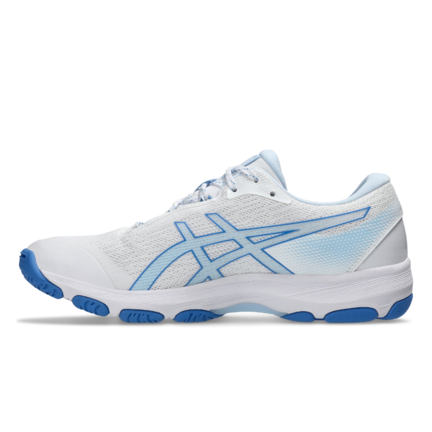 ASICS SHOE G-NETBURNER ACADEMY 10 WN WHITE/LIGHT BLUE (SS25)
