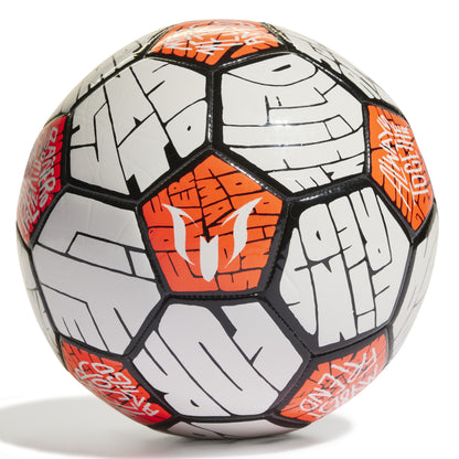 ADIDAS BALL SOCCER CLUB MESSI WHT/ORG (AW22)
