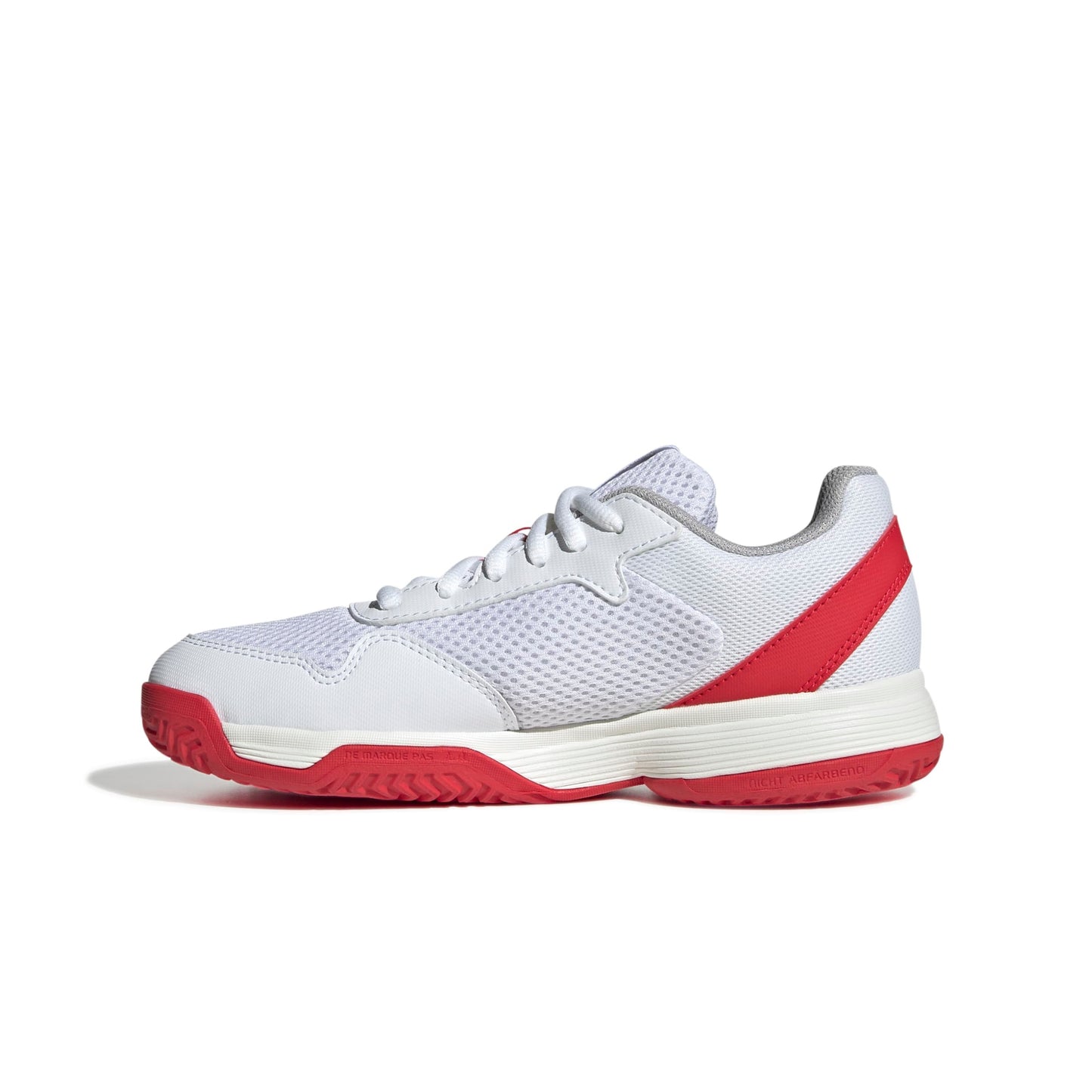 ADIDAS SHOE COURTFLASH KID CLOUD WHITE/LUCID RED (SS25)
