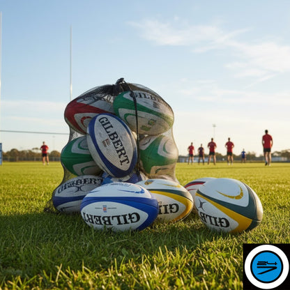 GILBERT BAG 12 BALL FINE MESH BLK