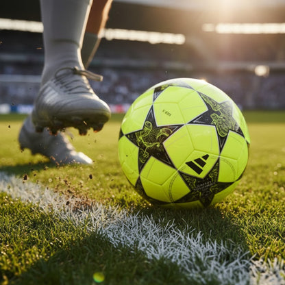 ADIDAS BALL SOCCER UCL CLUB SOLAR YELLOW/BLACK/METALLIC (AW25)