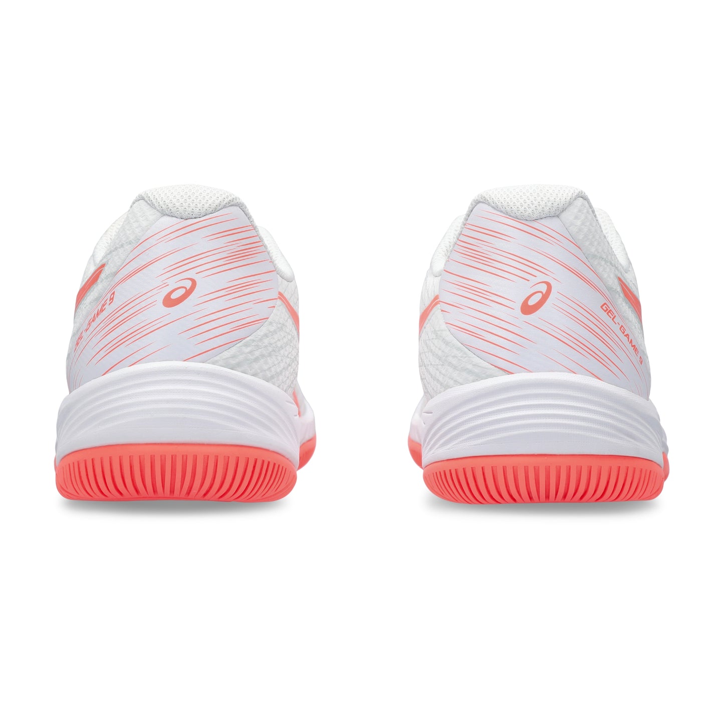 ASICS SHOE G-GAME 9 WN WHITE/SUN CORAL (SS24)