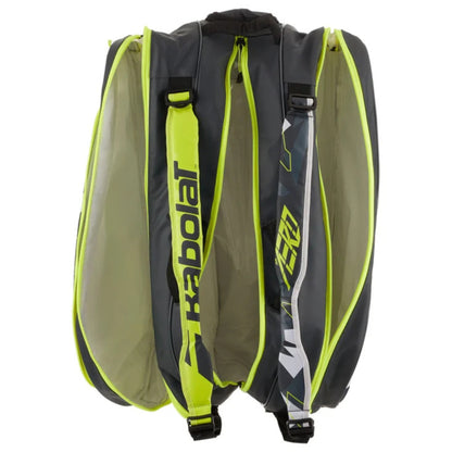 BABOLAT BAG ALCARAZ PURE AERO 12R GREY/YELLOW