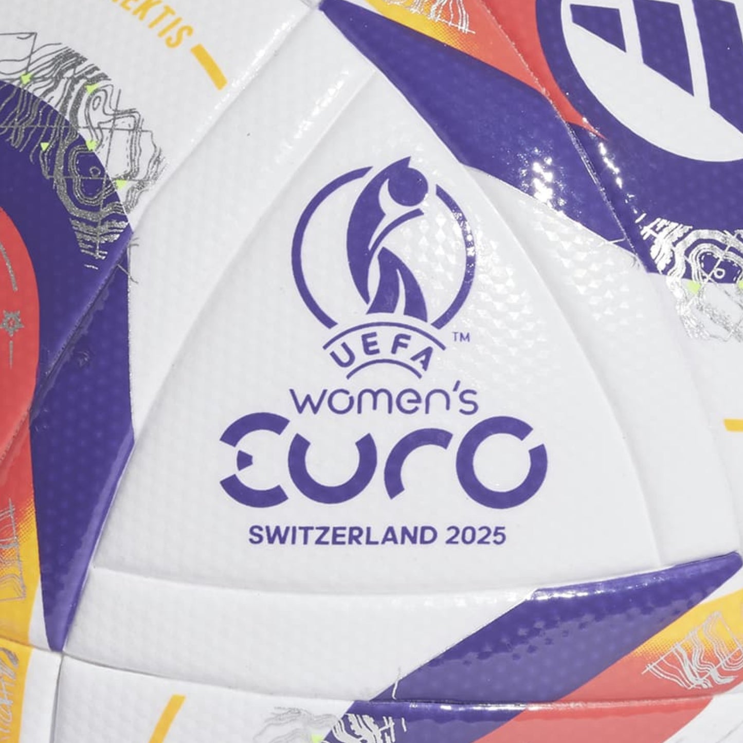ADIDAS BALL SOCCER EURO25 LEAGUE WHITE/PANTONE/LUCID LEMON (SS25)