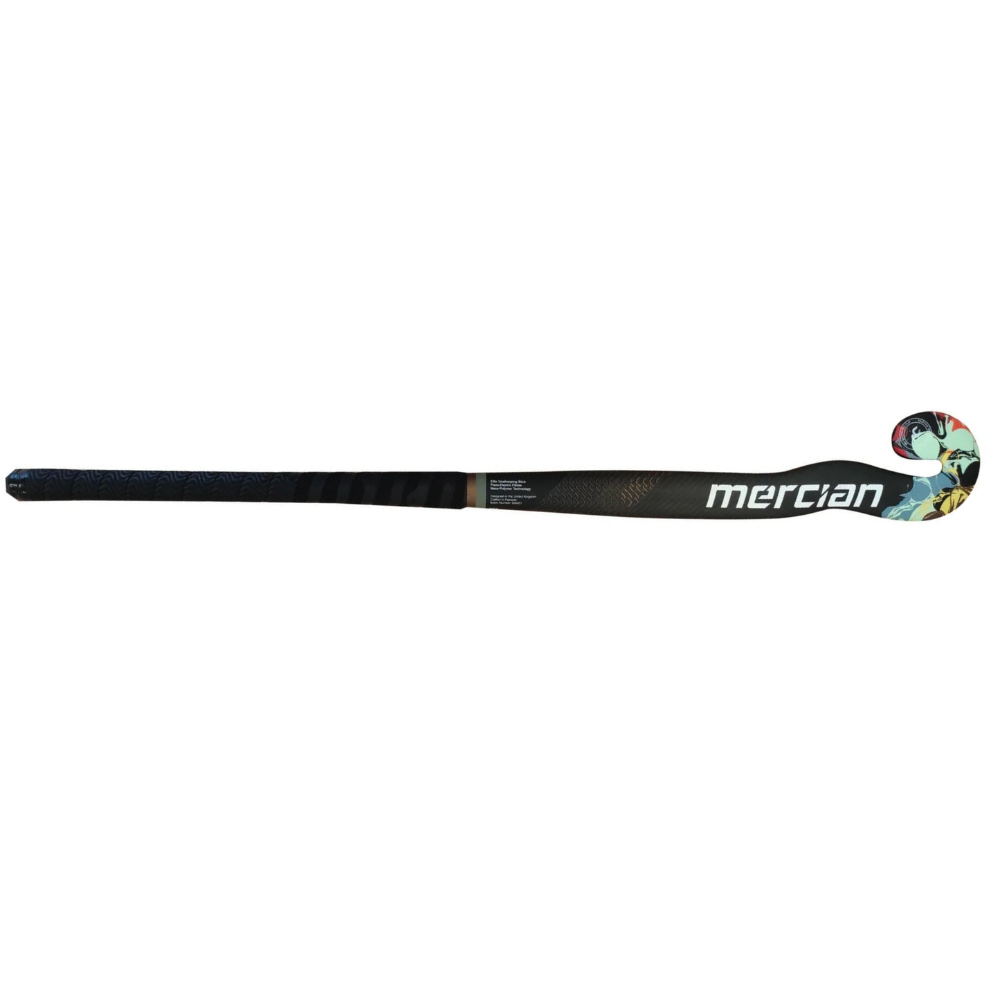 MERCIAN STICK GOALKEEPING ELITE CKF90 REACH BEND CARBON SPLASH (SS24)