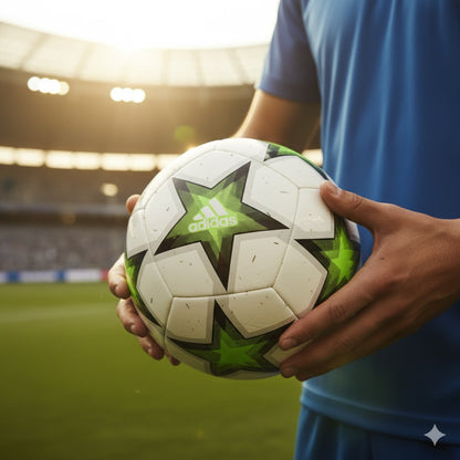 ADIDAS BALL SOCCER UCL VOID WHT/GRN (AW22)