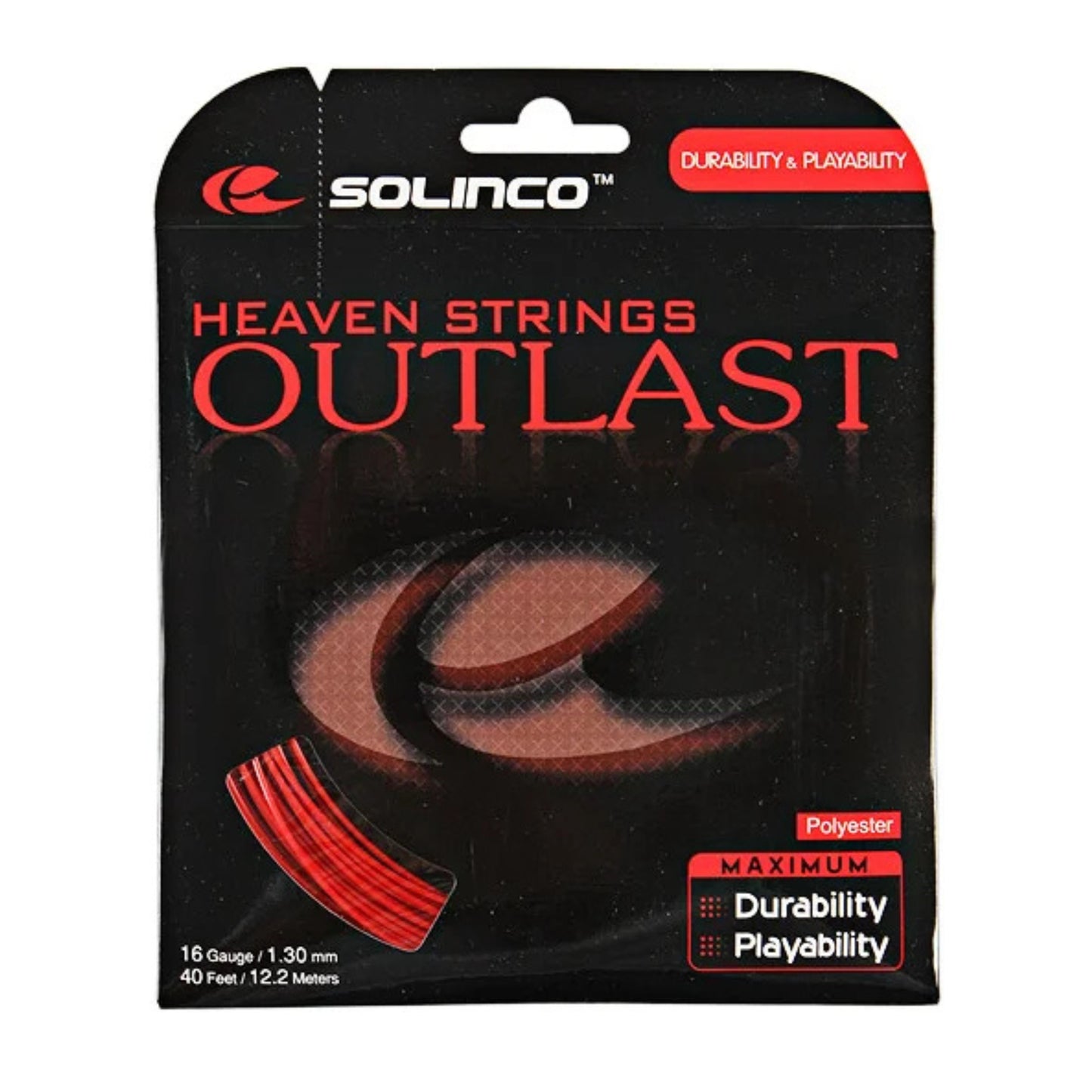 SOLINCO STRING OUTLAST RED 16G 1.30MM SET