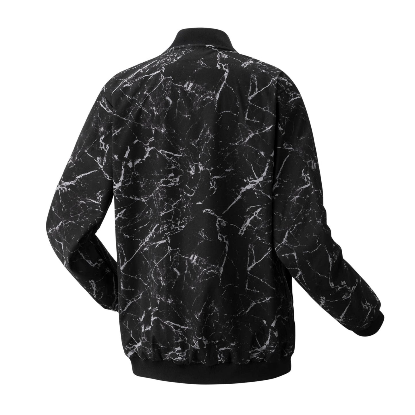 Black Yonex jersey on a light gray background
