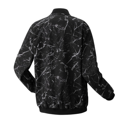 Black Yonex jersey on a light gray background