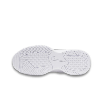 NIKE SHOE COURT LITE 2 KID WHITE/METALLIC SILVER (SS26)