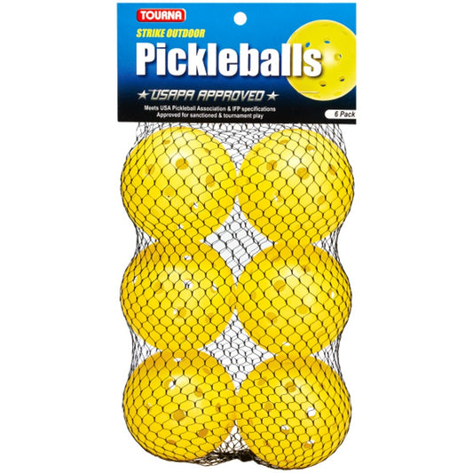 TOURNA BALL PICKLE STRIKE OUTDOOR YEL (6)