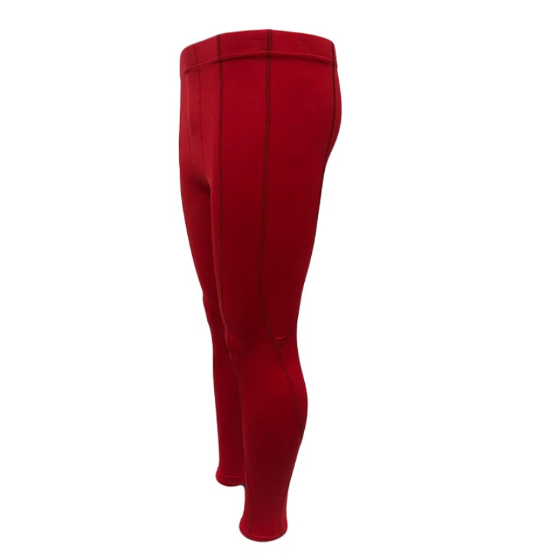 MITZUMA COMPRESSION LONG SLEEVE TOP AND PANTS RED