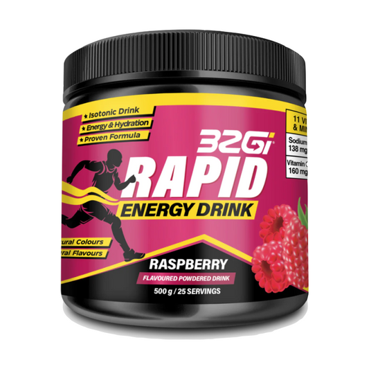 32GI RAPID ENERGY DRINK POWDER BERRY TUB 500G