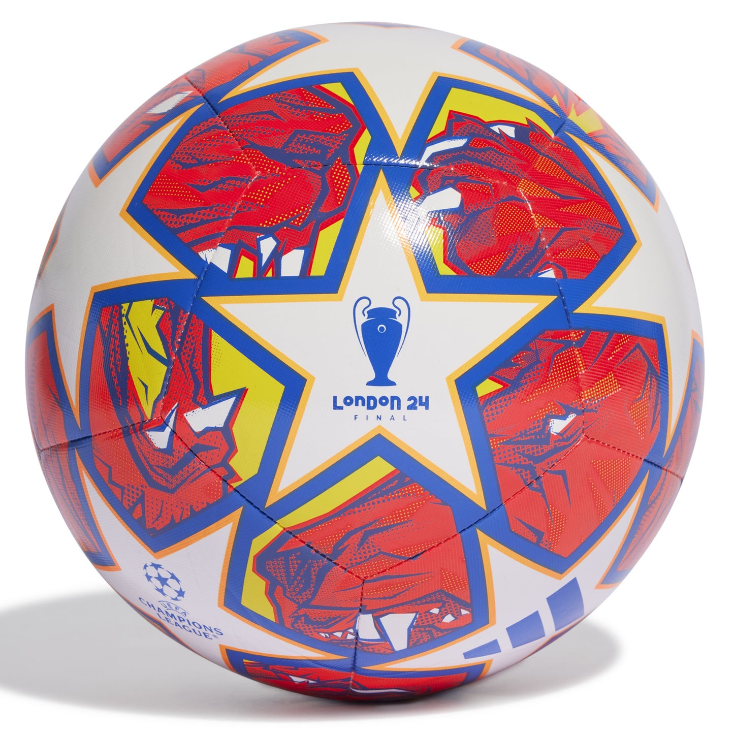 ADIDAS BALL SOCCER UCL TRAINING KNOCKOUT GLOW BLU/FLASH ORG (SS24)