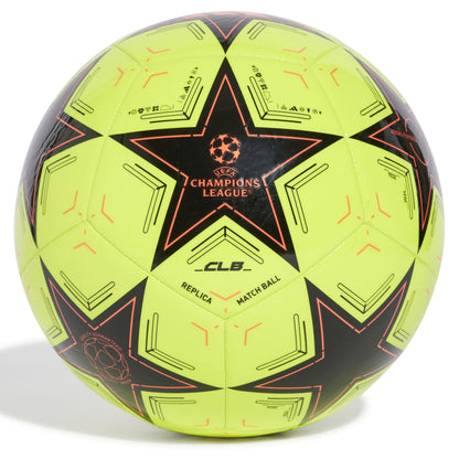 ADIDAS BALL SOCCER UCL CLUB LEAGUE SOLAR YELLOW/BLACK (AW24)