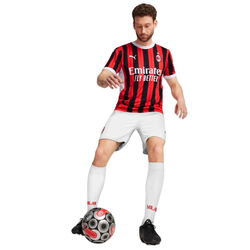 PUMA SOCCER JERSEY HOME AC MILAN RED 24/25
