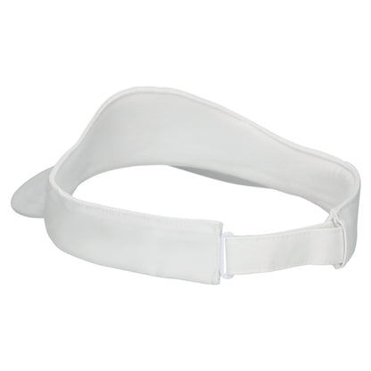 White visor on a white background