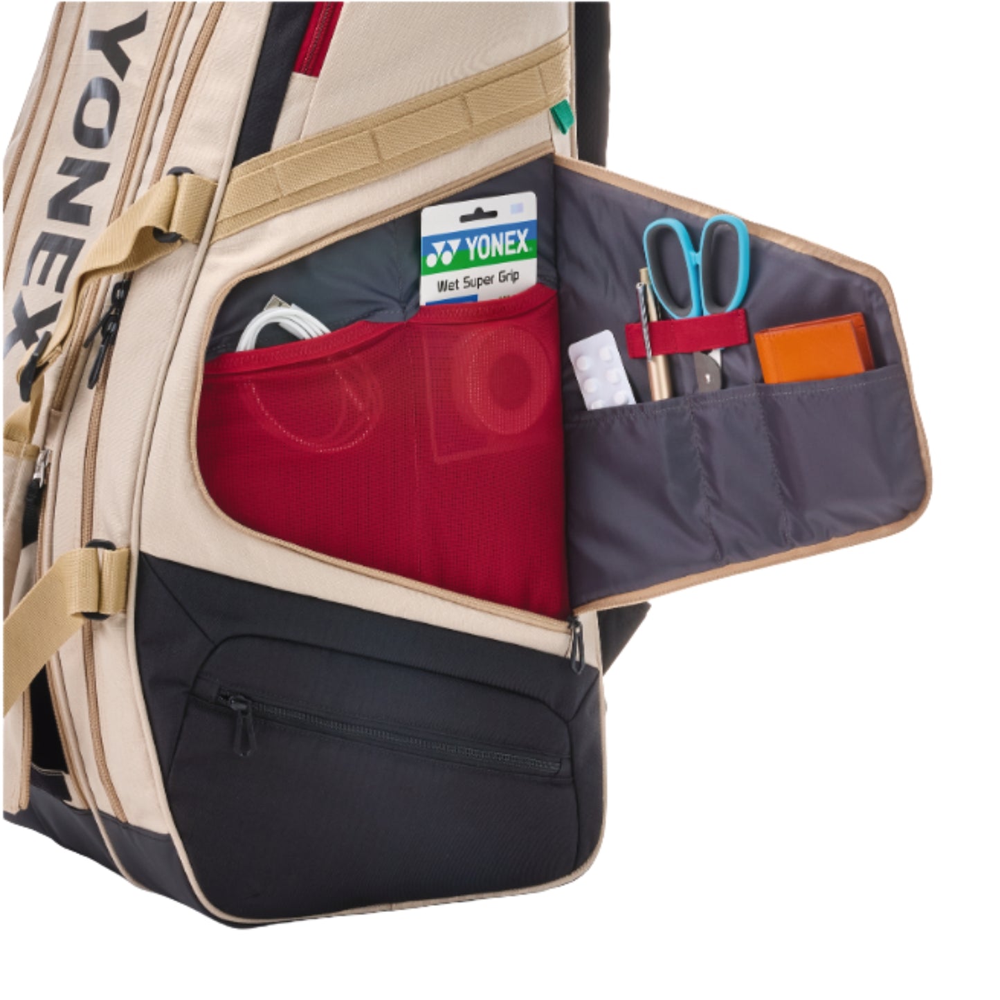YONEX BAG GEARLOGIC 9R (72629) BEIGE
