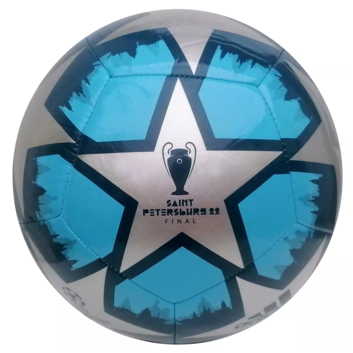 ADIDAS BALL SOCCER UCL CLUB ST PETERSBURG BLU/SIL