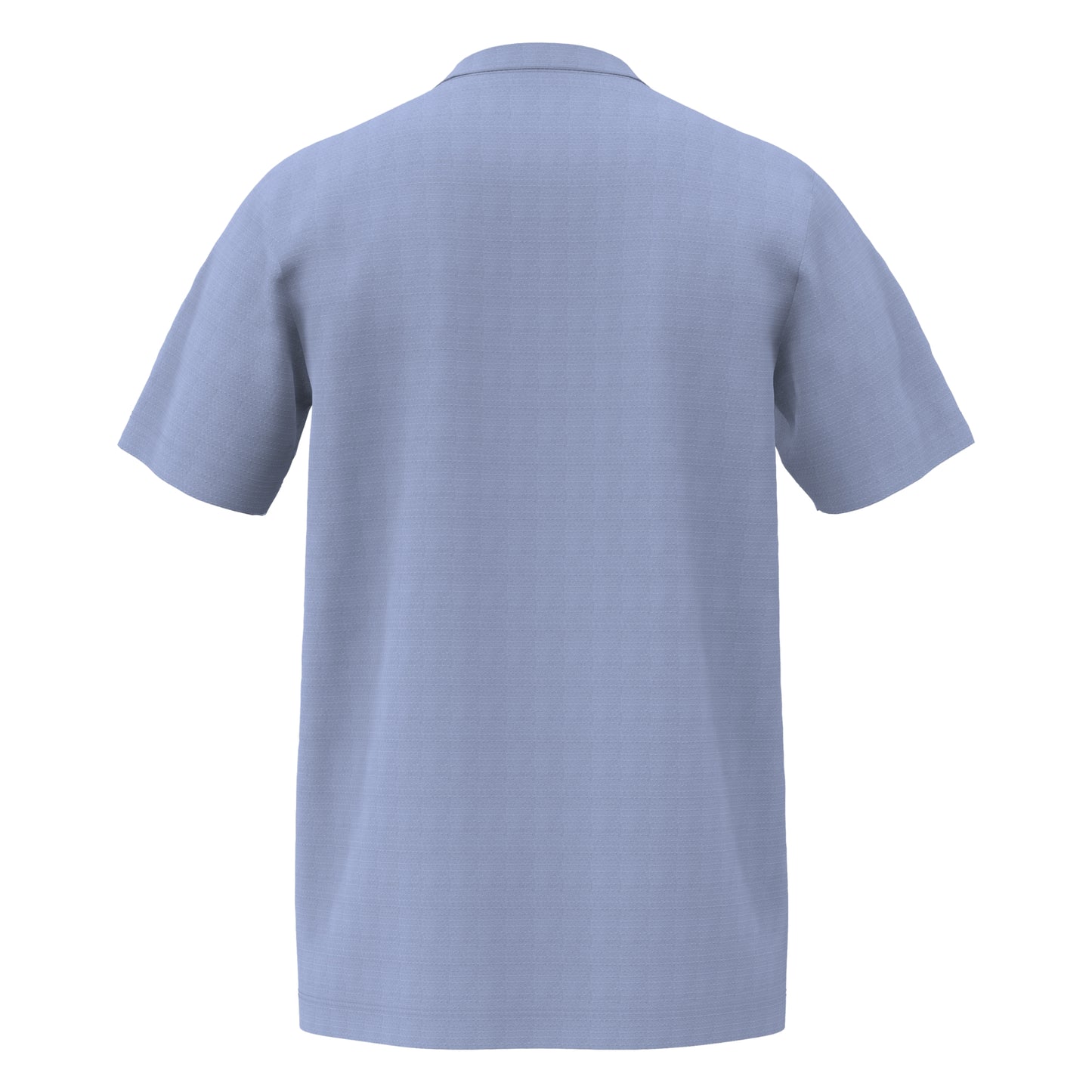 Light blue polo shirt on a white background