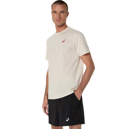 ASICS SHIRT TEE COURT GRAPHIC MN BIRCH (SS25)