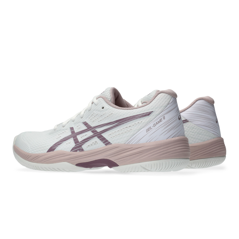 ASICS SHOE G-GAME 9 WN WHITE/DUSTY MAUVE (AW24)