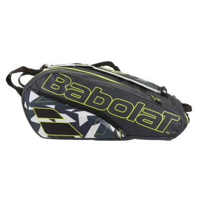 BABOLAT BAG ALCARAZ PURE AERO 12R GREY/YELLOW