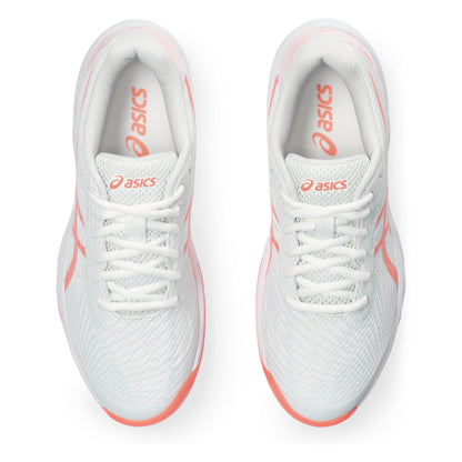 ASICS SHOE G-GAME 9 WN WHITE/SUN CORAL (SS24)