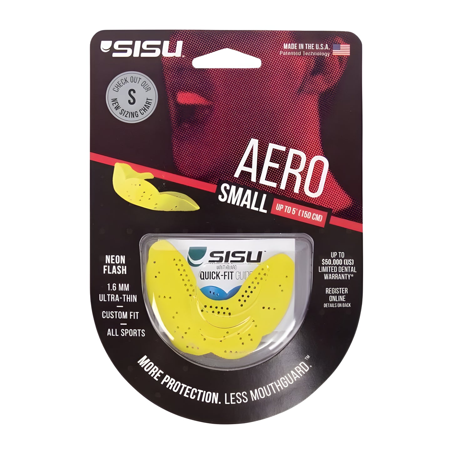 SISU MOUTHGUARD AERO SNR 1.6MM SMALL ASSORTED