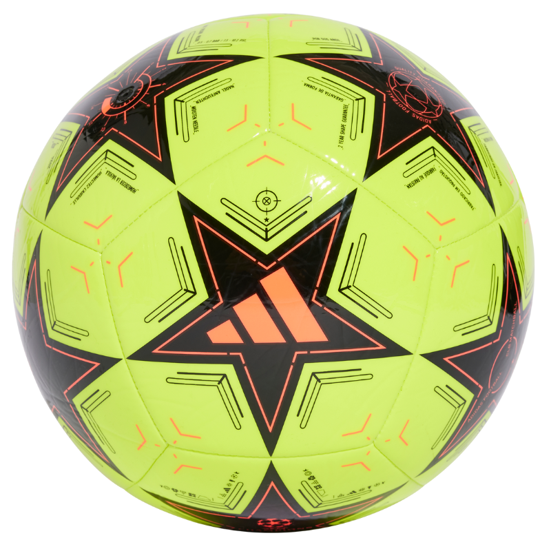 ADIDAS BALL SOCCER UCL CLUB LEAGUE SOLAR YELLOW/BLACK (AW24)