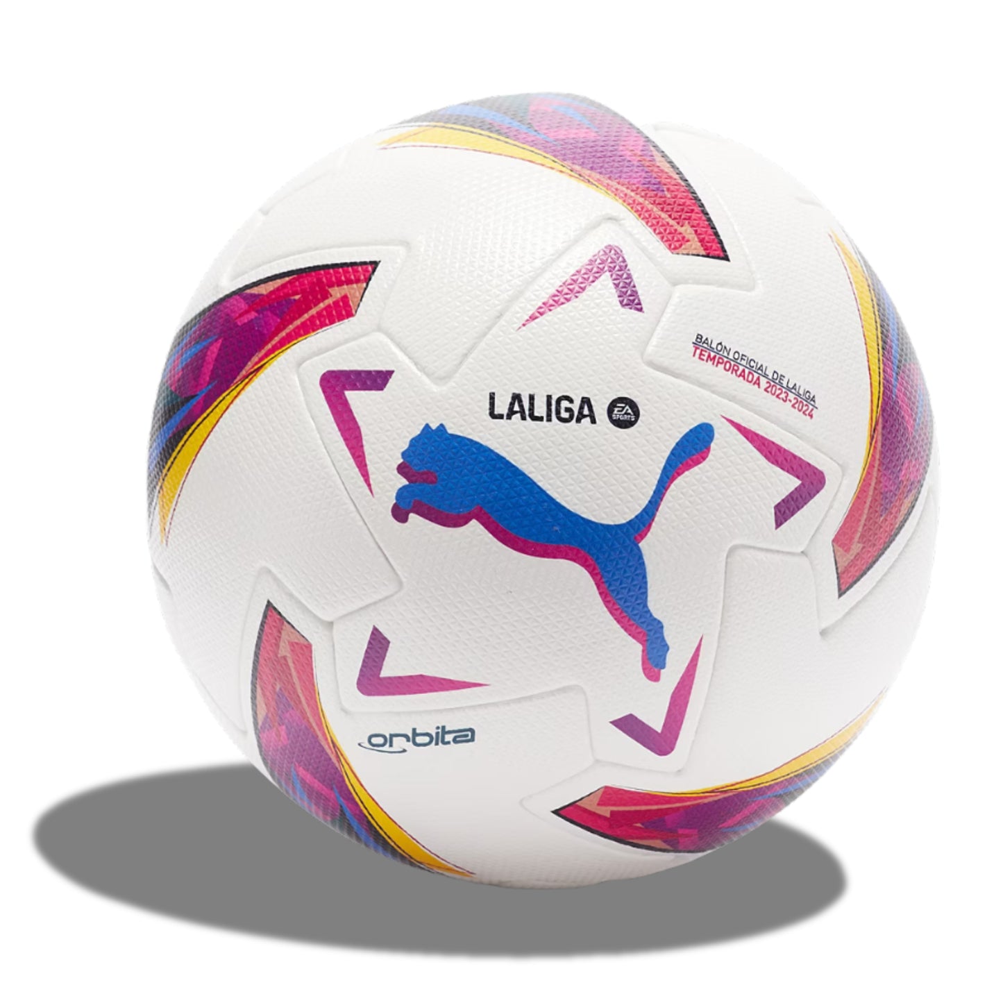 PUMA BALL SOCCER ORBITA 1 LALIGA HYBRID WHITE/MULTICOLOUR (AW24)