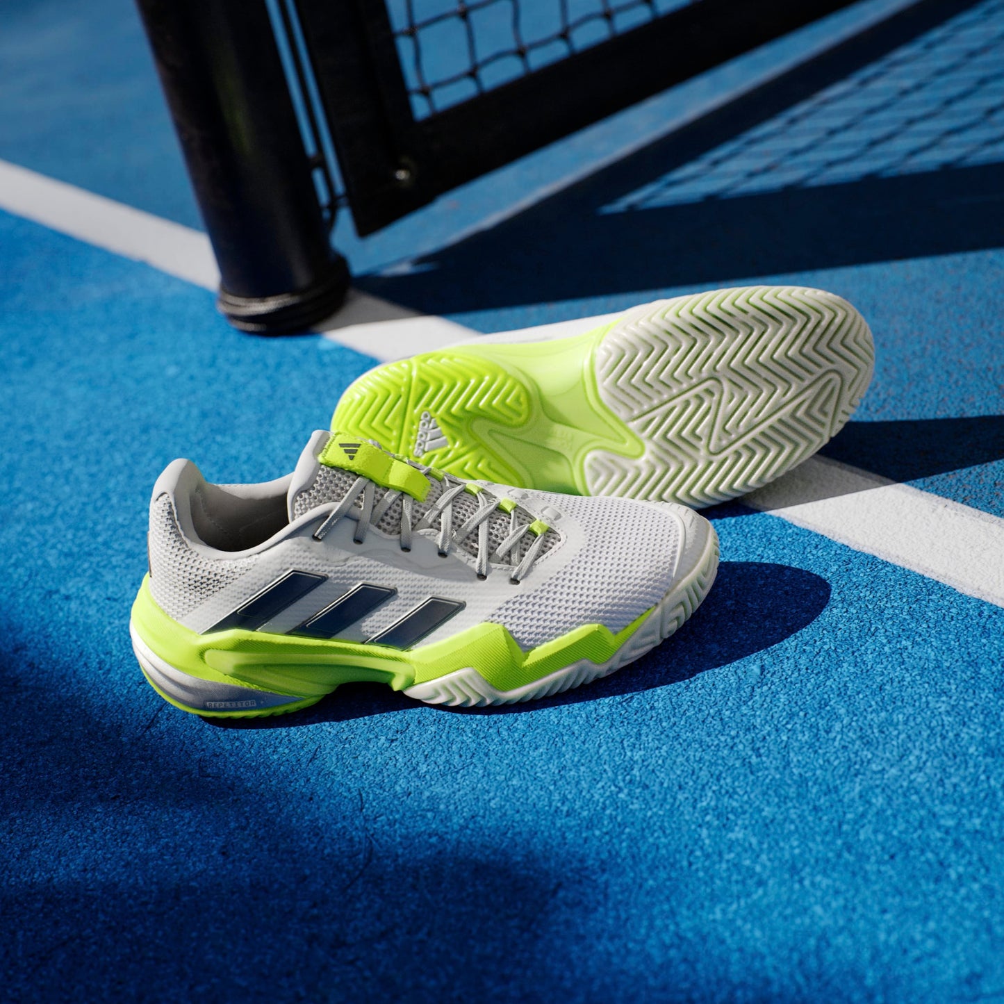 ADIDAS SHOE BARRICADE 13 WN WHITE/IRON/LUCID LEMON (SS25)