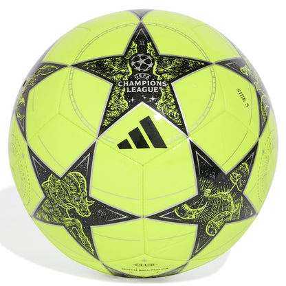 ADIDAS BALL SOCCER UCL CLUB SOLAR YELLOW/BLACK/METALLIC (AW25)