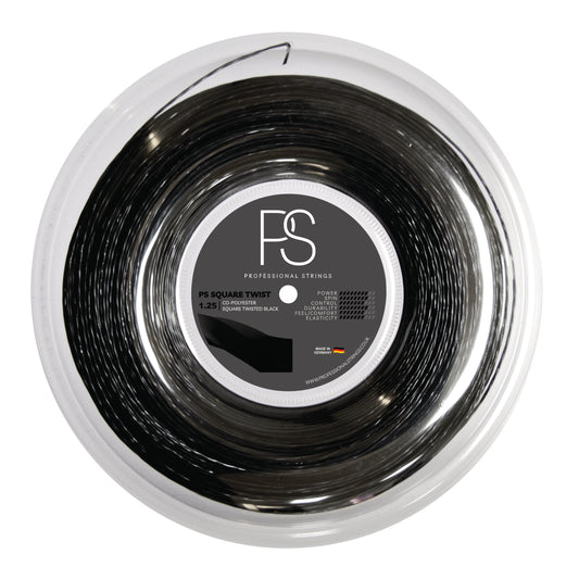PRO STRING SPIN TWIST SQU BLACK 1.25MM REEL