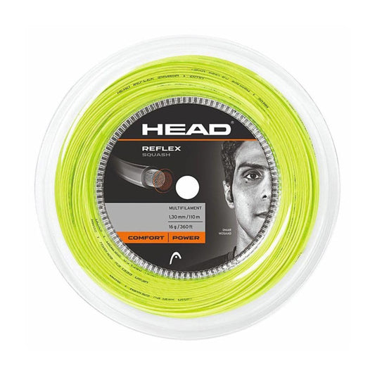 HEAD STRING REFLEX SQ YELLOW 18G REEL